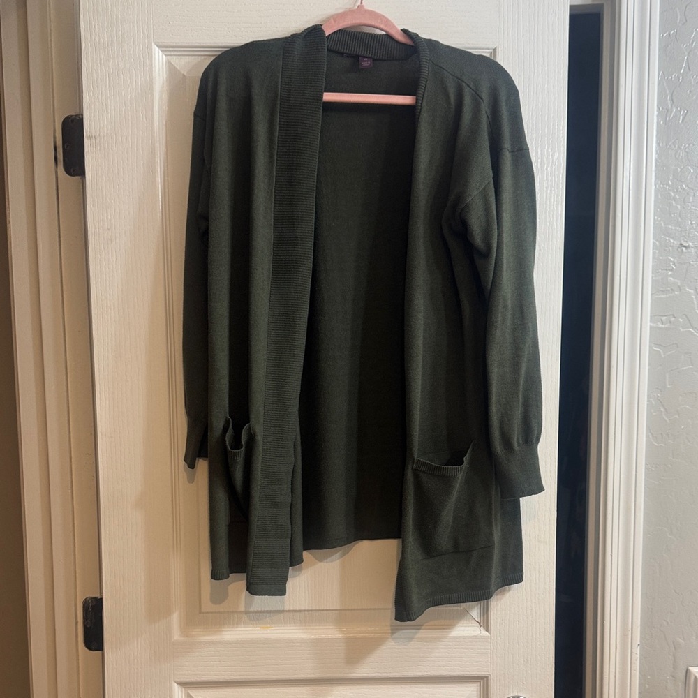 Gloria Vanderbilt Forest Green Cardigan